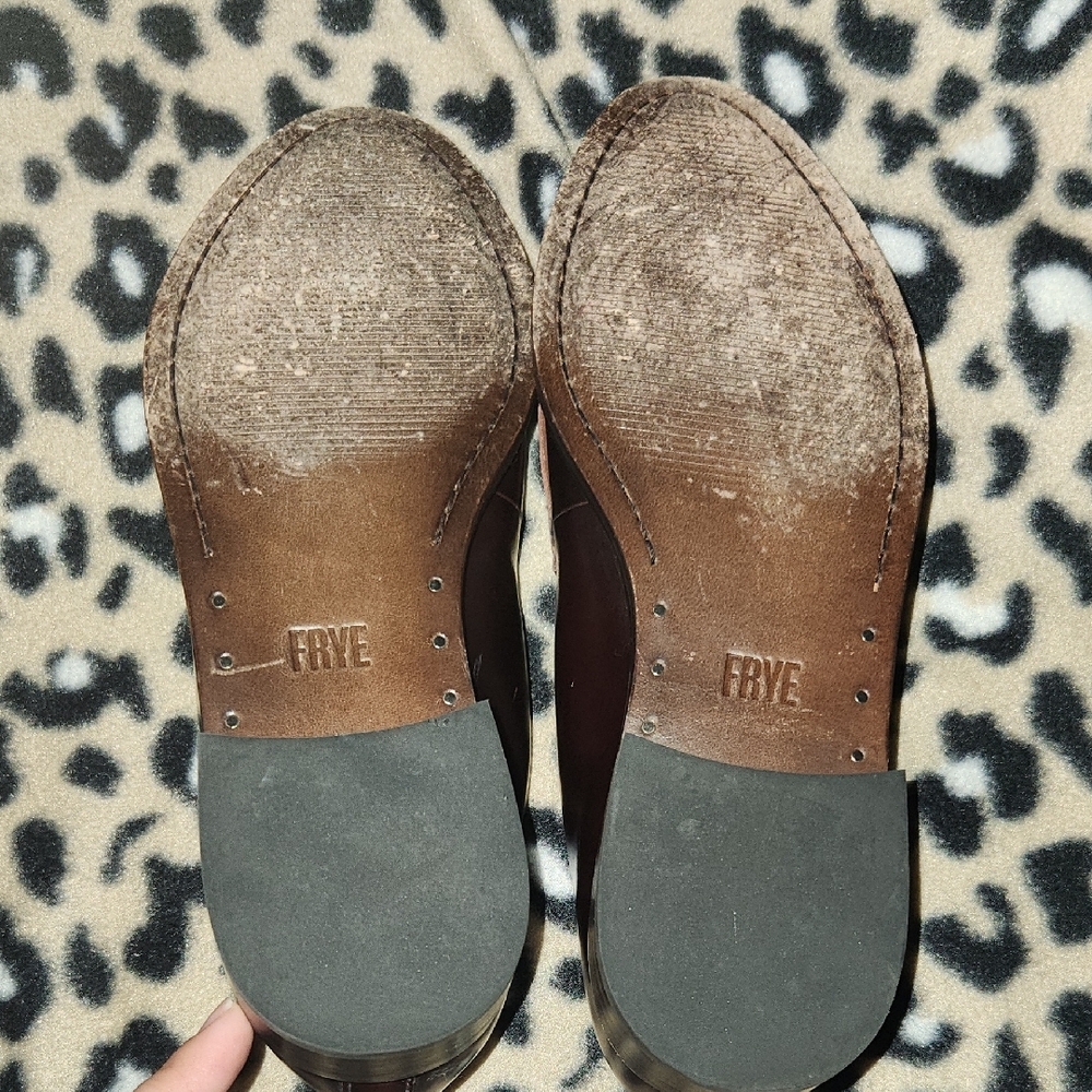 Frye Emory Kiltie Fringe Loafer Dark Brown 8M - Picture 5 of 14